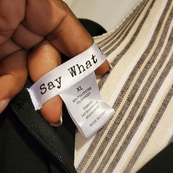 Black Stretch Dress - Picture 3 of 4